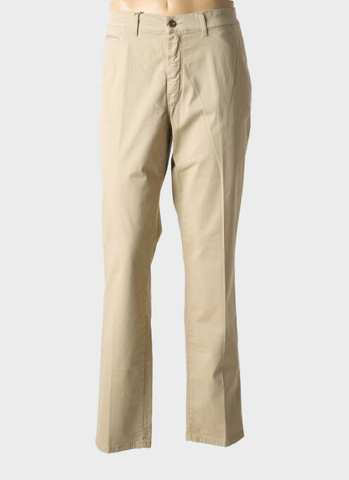 Pantalon droit beige TERRITOIRE D'HOMME homme