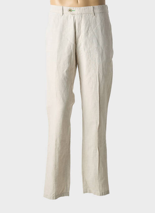 Pantalon droit beige TERRITOIRE PARALLELE pour homme