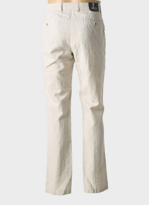 Pantalon droit beige TERRITOIRE PARALLELE homme