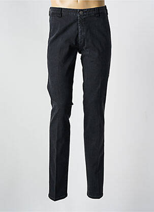 Pantalon chino stretch taille normale noir MEYER homme