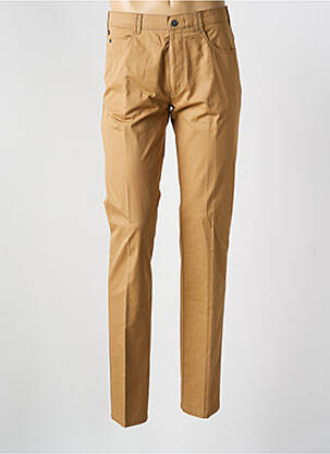 Pantalon slim stretch taille normale marron MEYER homme