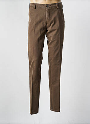 Pantalon chino stretch taille normale vert MEYER homme