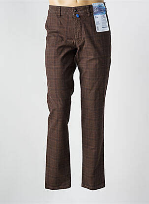 Pantalon chino stretch taille normale marron M5 BY MEYER homme