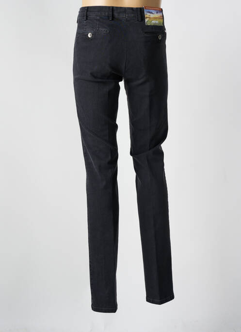 Pantalon chino stretch taille normale noir MEYER homme