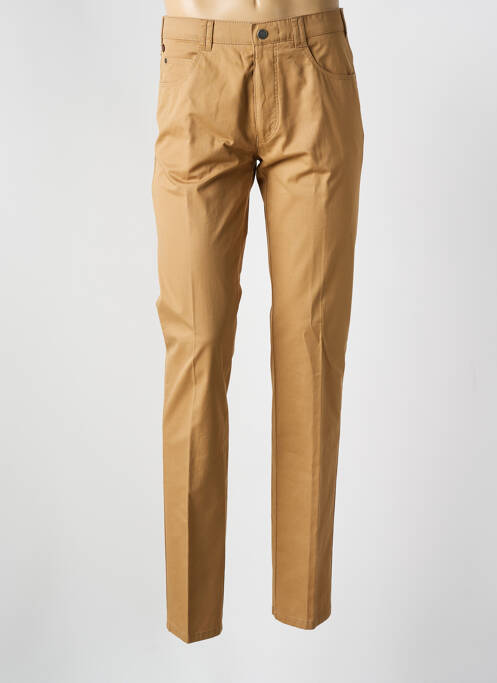Pantalon slim stretch taille normale marron MEYER homme