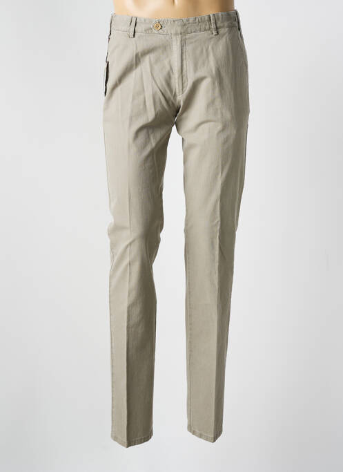 Pantalon chino stretch taille normale gris MEYER homme