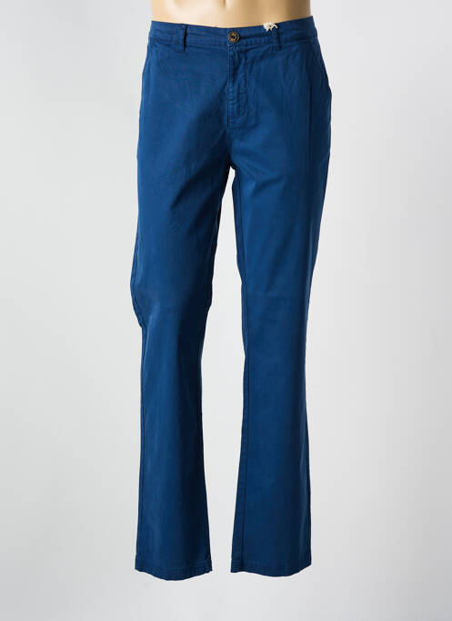 Pantalon chino stretch taille normale bleu J&JOY homme