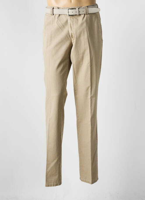Pantalon slim beige MEYER pour homme