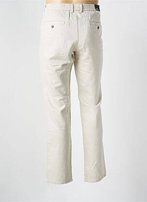 Pantalon chino stretch taille normale beige FYNCH-HATTON homme