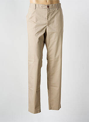 Pantalon chino stretch taille normale beige ALBERTO homme