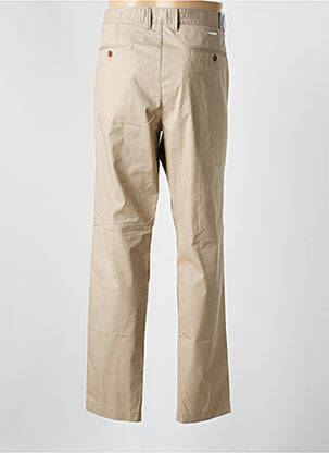 Pantalon chino stretch taille normale beige ALBERTO homme