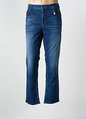 Jeans coupe droite stretch taille normale bleu NO EXCESS homme