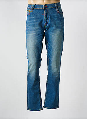 Jeans coupe droite stretch taille normale bleu MUSTANG homme