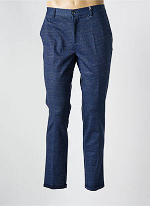 Pantalon slim stretch taille normale bleu NO EXCESS homme