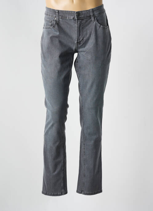 Jeans coupe slim stretch taille normale gris MISE AU GREEN homme