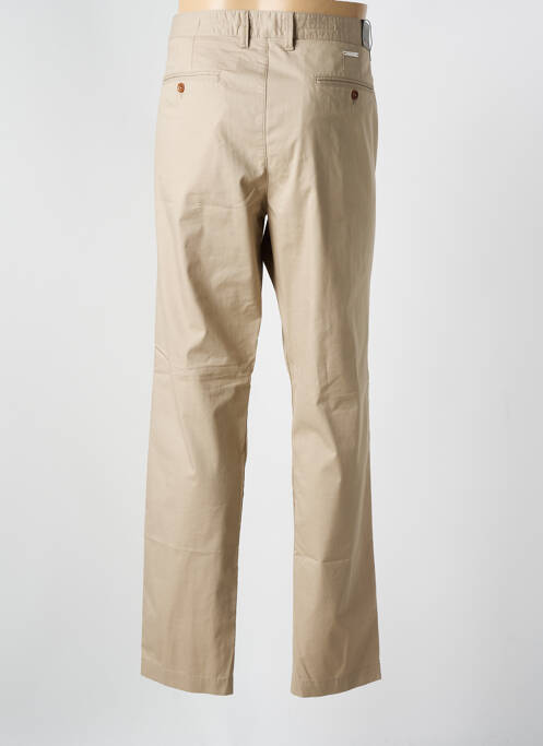 Pantalon chino stretch taille normale beige ALBERTO homme