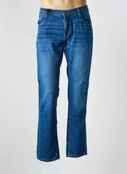 Jeans coupe droite stretch taille normale bleu MUSTANG homme