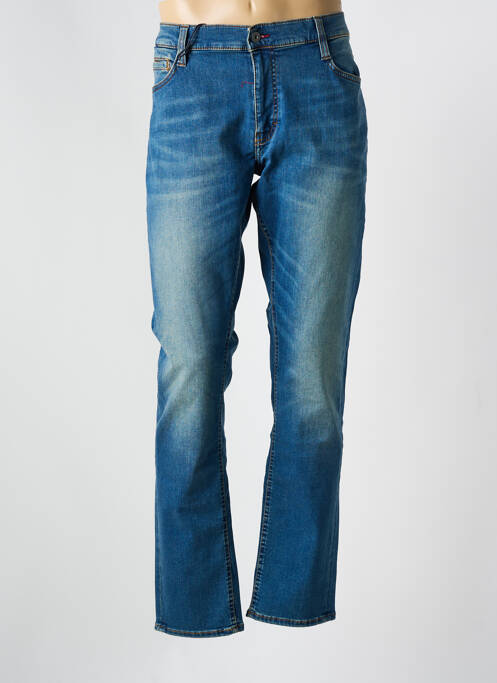 Jeans coupe droite stretch taille normale bleu MUSTANG homme