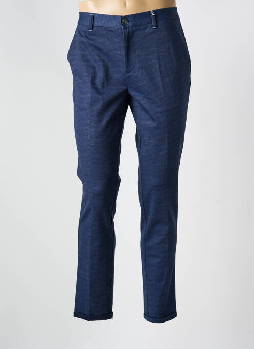 Pantalon slim stretch taille normale bleu NO EXCESS homme