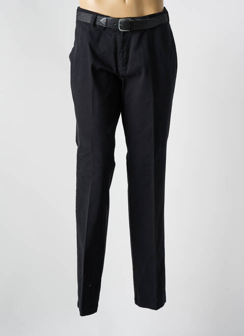 Pantalon chino noir LUIGI MORINI pour homme