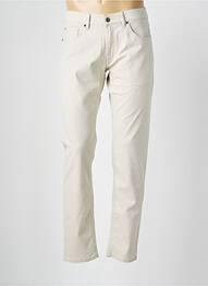 Jeans coupe slim stretch taille normale beige TERRITOIRE D'HOMME homme