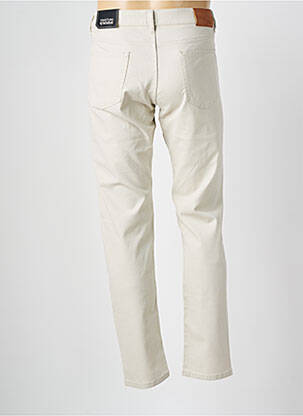Jeans coupe slim stretch taille normale beige TERRITOIRE D'HOMME homme