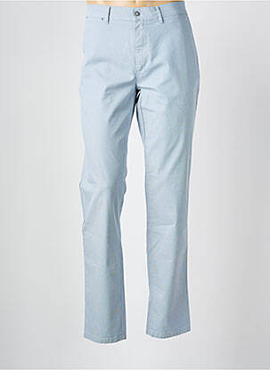 Pantalon chino tissage chiné taille normale bleu TERRITOIRE D'HOMME homme