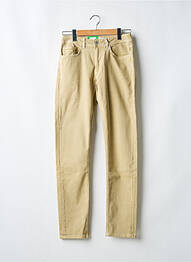 Jeans coupe slim stretch taille normale beige MISE AU GREEN homme