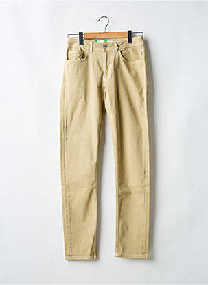 Jeans coupe slim stretch taille normale beige MISE AU GREEN homme