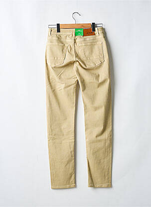 Jeans coupe slim stretch taille normale beige MISE AU GREEN homme