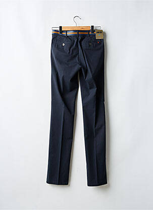 Pantalon chino tissage popeline taille normale bleu MEYER homme
