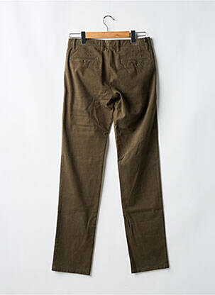 Pantalon chino tissage popeline taille normale vert TERRITOIRE D'HOMME homme