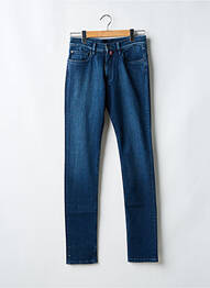 Jeans coupe slim stretch taille normale bleu TERRITOIRE D'HOMME homme