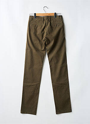 Pantalon chino tissage popeline taille normale vert TERRITOIRE D'HOMME homme