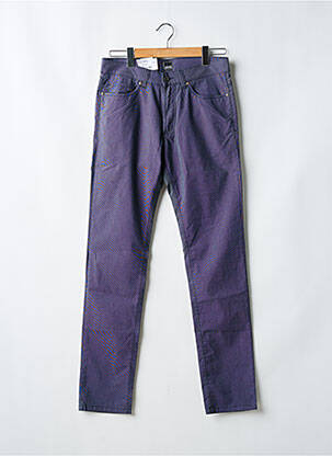 Pantalon slim taille normale taille normale bleu TERRITOIRE D'HOMME femme