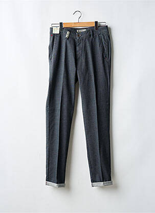 Pantalon chino tissage chiné taille normale bleu SEA BARRIER homme