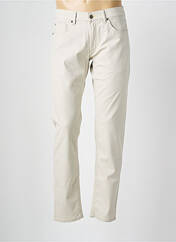 Jeans coupe slim beige TERRITOIRE D'HOMME pour homme seconde vue