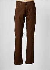 Jeans coupe slim marron TERRITOIRE D'HOMME pour homme seconde vue