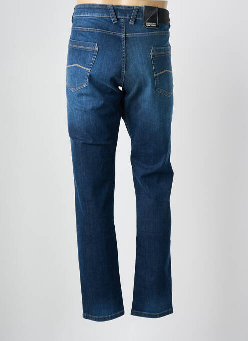 Jeans coupe slim stretch taille normale bleu TERRITOIRE D'HOMME homme