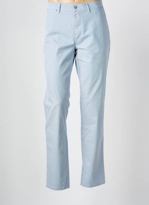 Pantalon chino tissage chiné taille normale bleu TERRITOIRE D'HOMME homme