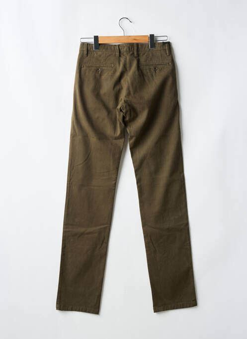 Pantalon chino tissage popeline taille normale vert TERRITOIRE D'HOMME homme