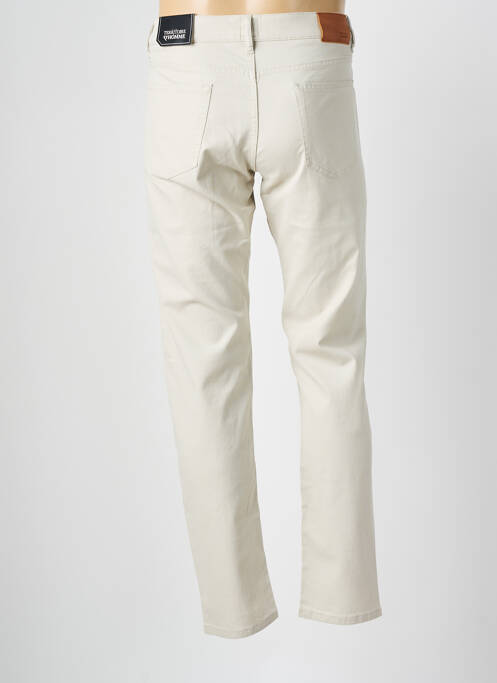 Jeans coupe slim beige TERRITOIRE D'HOMME homme