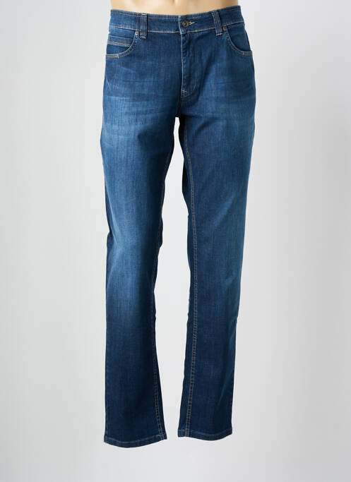 Jeans coupe slim bleu TERRITOIRE D'HOMME pour homme