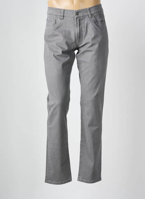 Jeans coupe slim gris TERRITOIRE D'HOMME pour homme