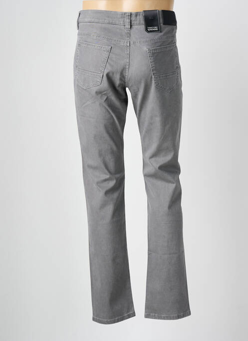Jeans coupe slim gris TERRITOIRE D'HOMME homme