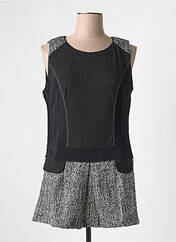 Robe courte noir ARELINE pour femme seconde vue