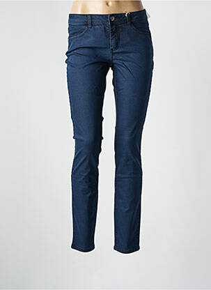 Pantalon slim poches bleu STREET ONE femme