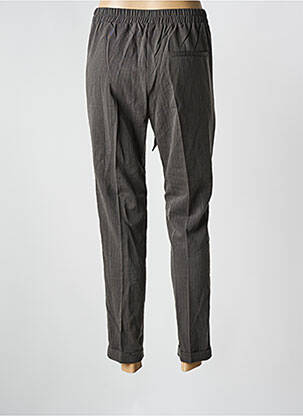 Pantalon 7/8 taille haute taille haute gris GRACE & MILA femme