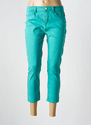 Pantacourt stretch taille normale bleu STREET ONE femme