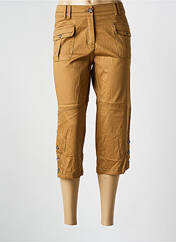 Pantacourt beige MY COLLECTION pour femme seconde vue